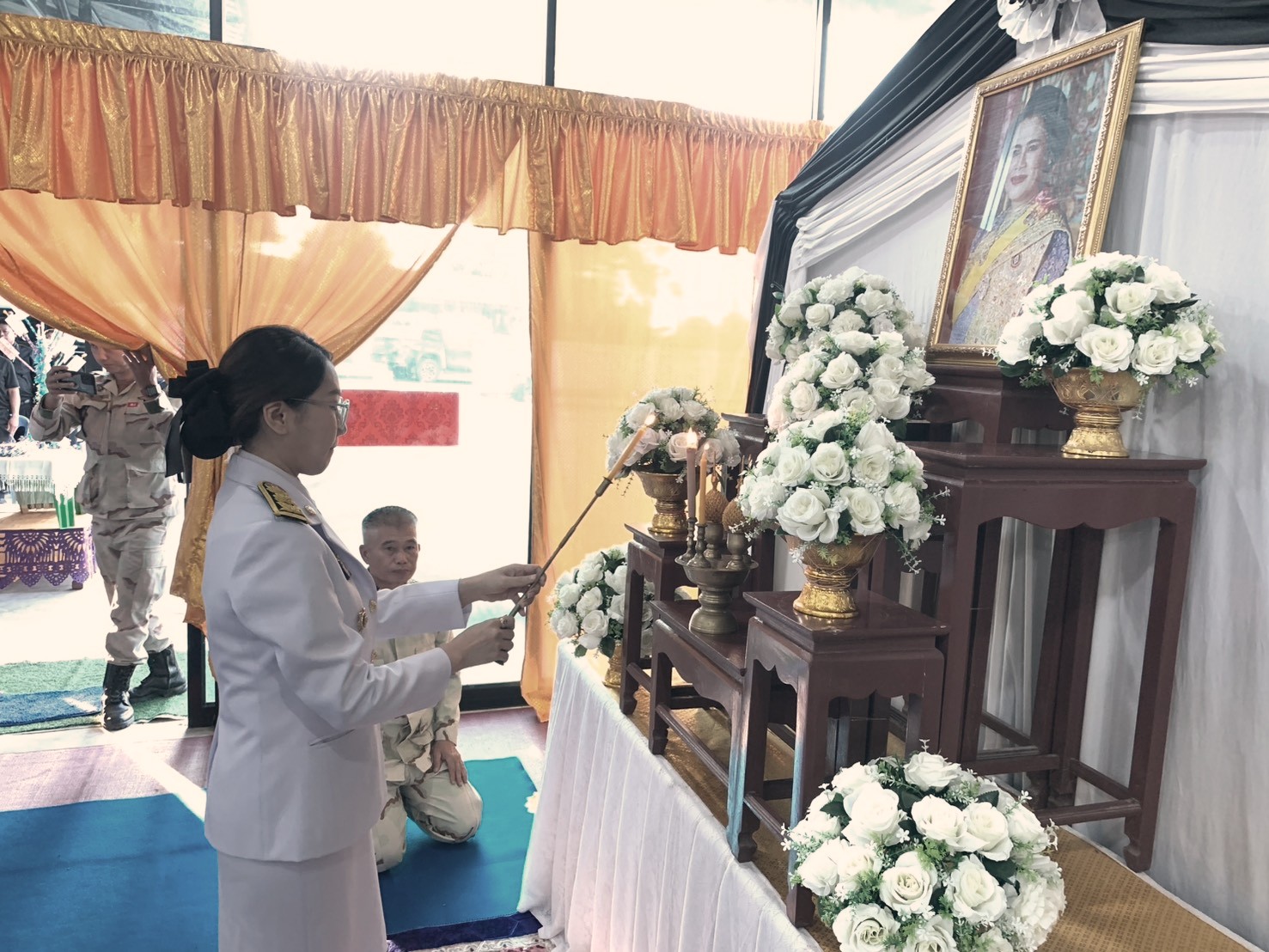 พช.เวียงเชียงรุ้ง ร่วมพิธีบำเพ็ญกุศลสัตตมวาร (๗ วัน) อุทิศถวายพระราชกุศลแด่สมเด็จพระนางเจ้าสิริกิติ์ พระบรมราชินีนาถ พระบรมราชชนนีพันปีหลวง