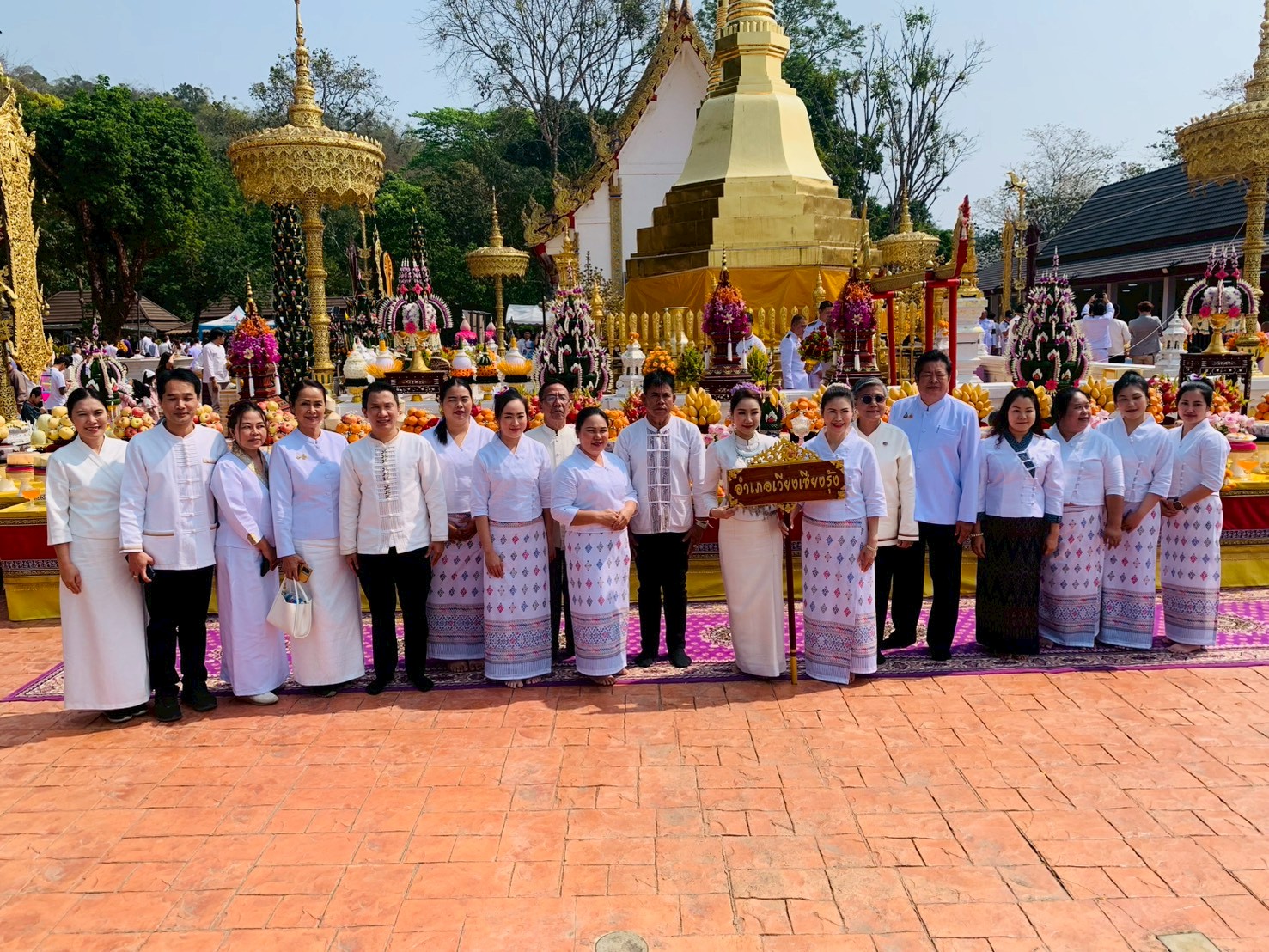 พช.เวียงเชียงรุ้ง ร่วมพิธีสรงน้ำพระธาตุดอยตุง ประจำปี 2569 "2008 ปีสืบมา หกเป็งล่องฟ้า ไหว้สาพระธาตุดอยตุง”