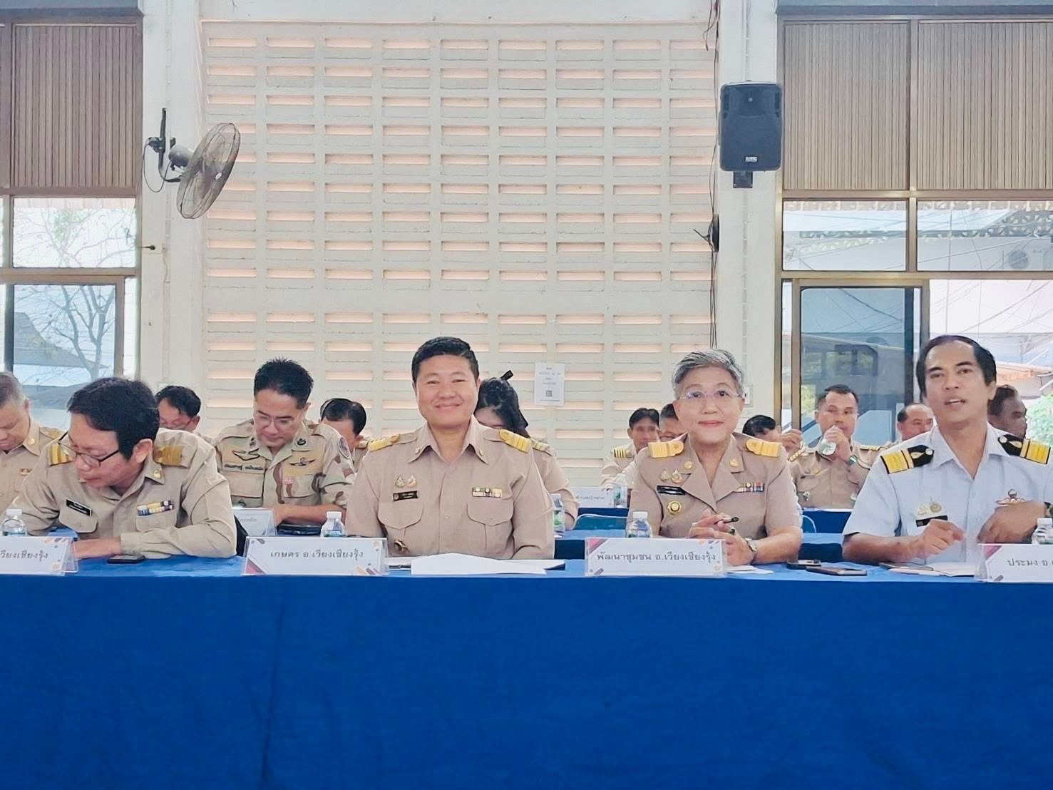 พช.เวียงเชียงรุ้ง ร่วมการประชุมหัวหน้าส่วนราชการ กำนัน ผู้ใหญ่บ้าน ครั้งที่ 3/2569 ประจำเดือนมีนาคม 2569