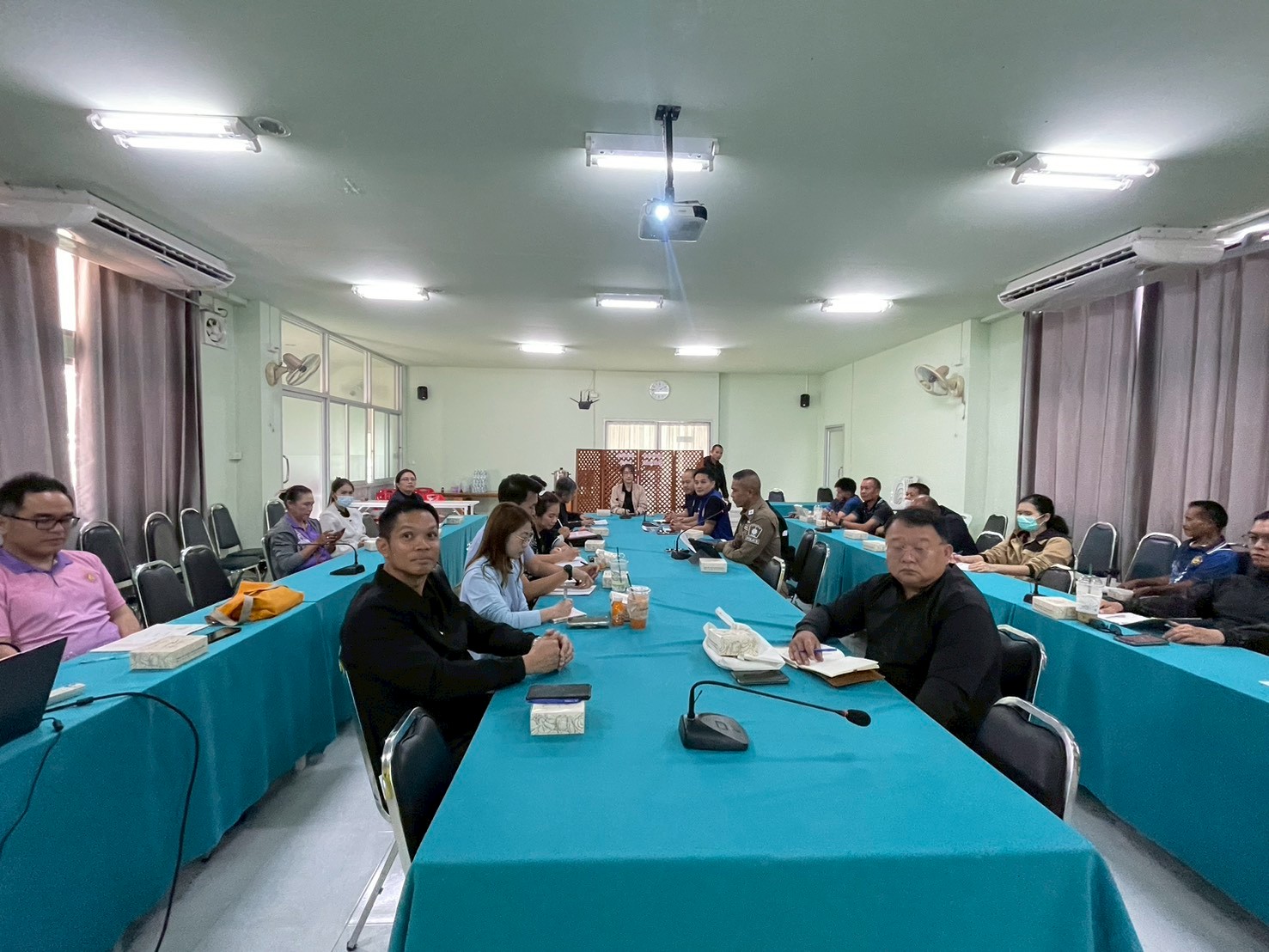 พช.เวียงเชียงรุ้ง ร่วมการประชุมพัฒนาขับเคลื่อนเครือข่ายคณะทำงานยาเสพติดและสุขภาพจิต อำเภอเวียงเชียงรุ้ง