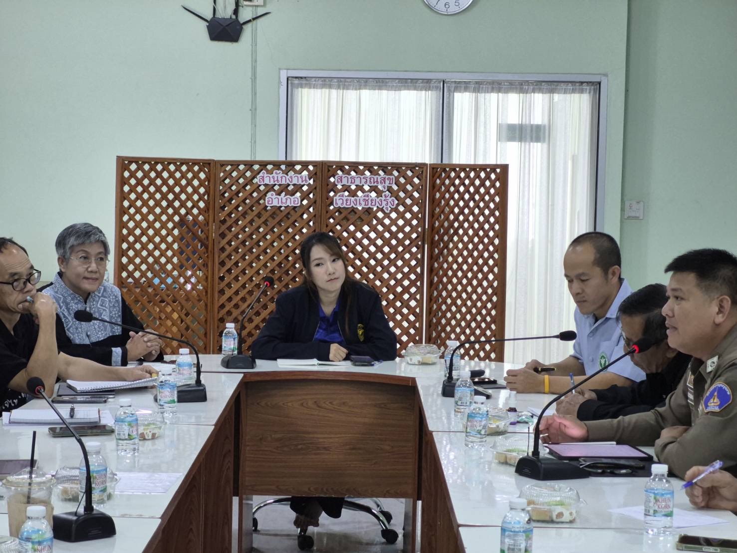 พช.เวียงเชียงรุ้ง ร่วมประชุมติดตามประเมินผลการดำเนินงานพัฒนาคุณภาพชีวิตอำเภอเวียงเชียงรุ้ง ครั้งที่ 1/2569