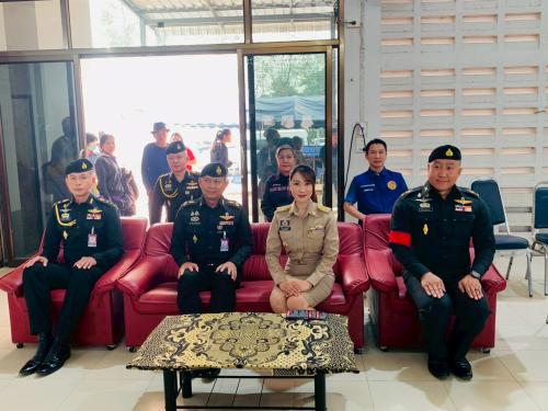 พช.เวียงเชียงรุ้ง  ร่วมให้การต้อนรับ ผบ.มทบ.37 เยี่ยมหน่วยตรวจคัดเลือกทหารกองเกินเข้ารับราชการเป็นทหารกองประจำการ ประจำปี 2569 อำเภอเวียงเชียงรุ้ง จังหวัดเชียงราย